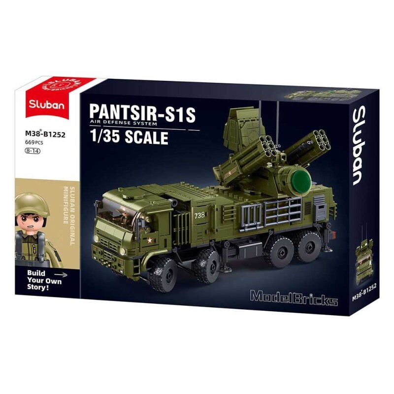 Sluban Model Bricks Pantsir S1S 1:35
